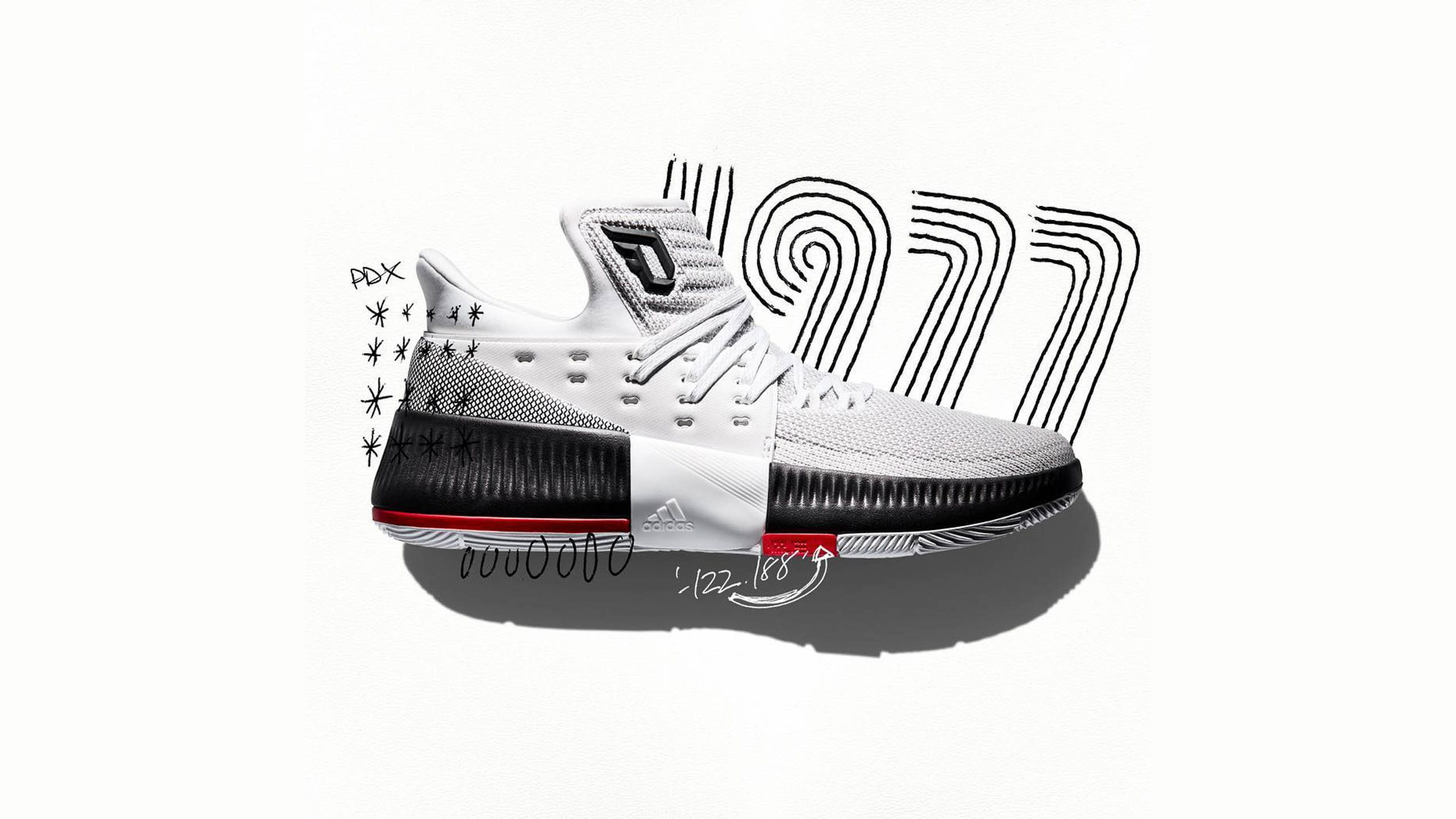 Adidas DLillard3 basketball footwear