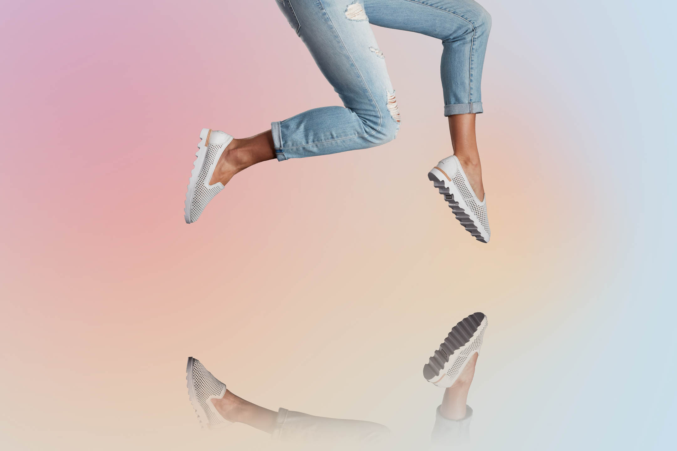 Sorel fashion footwear on model