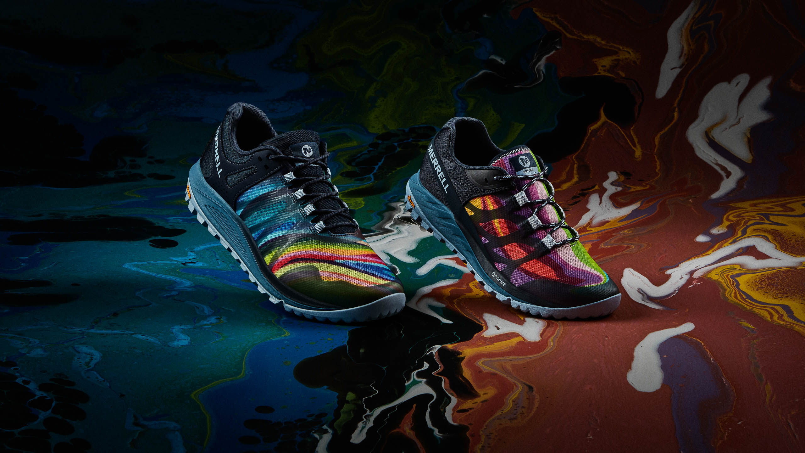 Merrell Nova and Antora inspired by the Painted Mountains