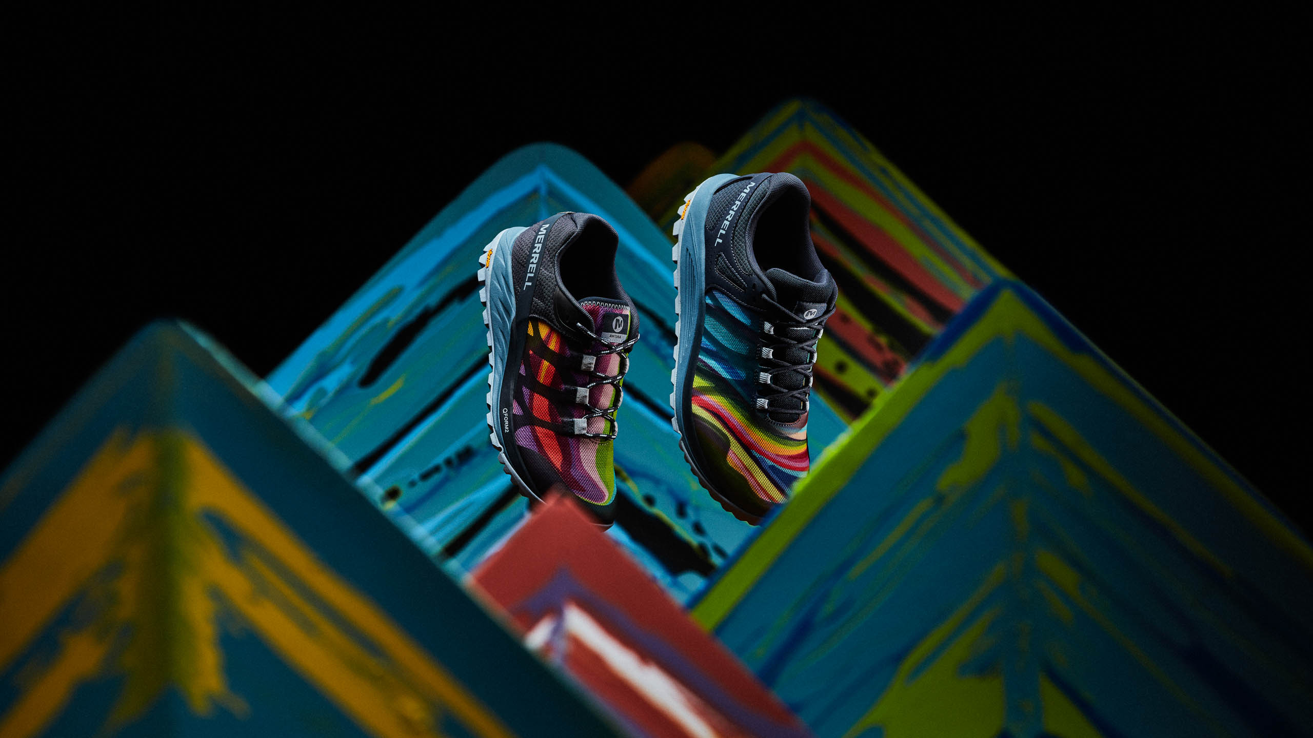 Merrell Nova and Antora inspired by the Painted Mountains